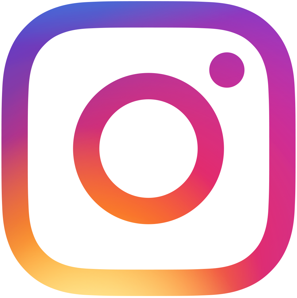 multicolored instagram icon with link to the Esplanade page